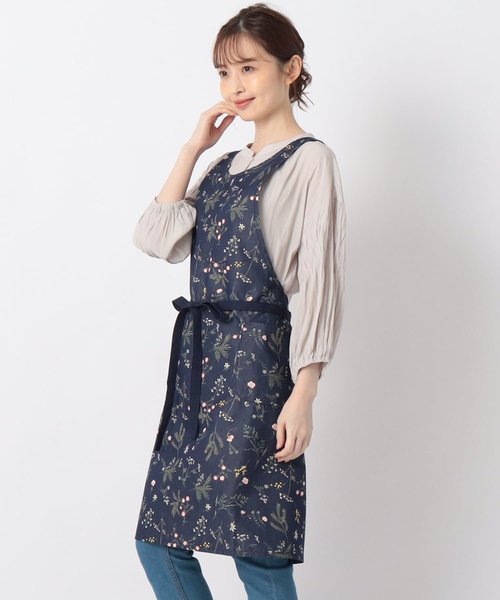 クロスウェル柄 前結びエプロン | LAURA ASHLEY（ローラアシュレイ）の