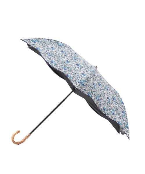 【UVカット/遮熱効果/晴雨兼用】ロウェナ柄 折りたたみ傘