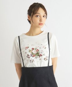 【コットン100％】スキャタードプリントTシャツ