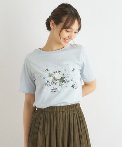 【コットン100％】スキャタードプリントTシャツ