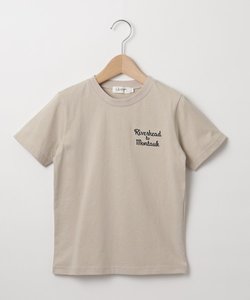 【ファミリーリンク】バックロゴプリントTシャツ〈100-140〉