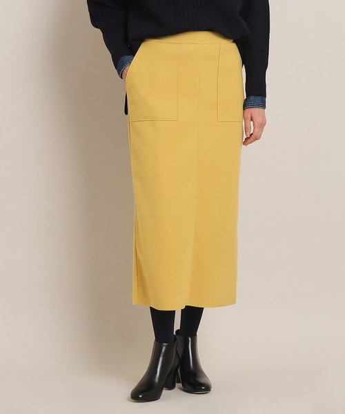 アウトポケット付きタイトスカート（XS～L）
