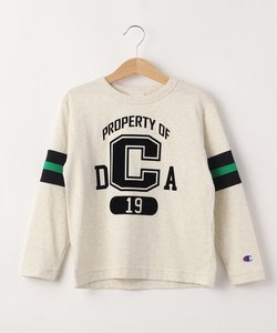 Champion（チャンピオン）フロッキープリントロングスリーブTシャツ