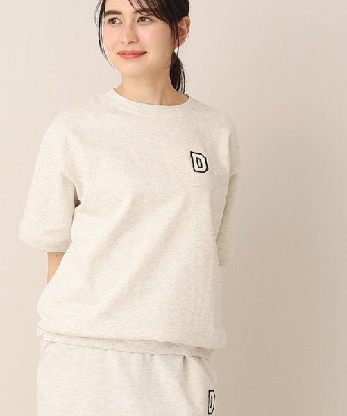 【ユニセックス・洗える】ロゴ刺繍Tシャツ