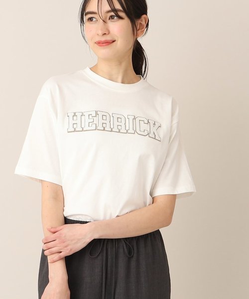 【ユニセックス・洗える】ロゴTシャツ