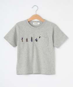 【リンクコーデ】ピープル刺繍Tシャツ