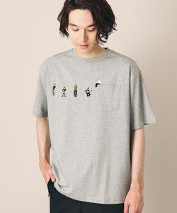 【ユニセックス】ピープル刺繍Tシャツ