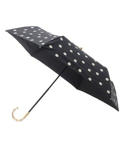 【折りたたみ傘】ミニバッグ付きドット日傘