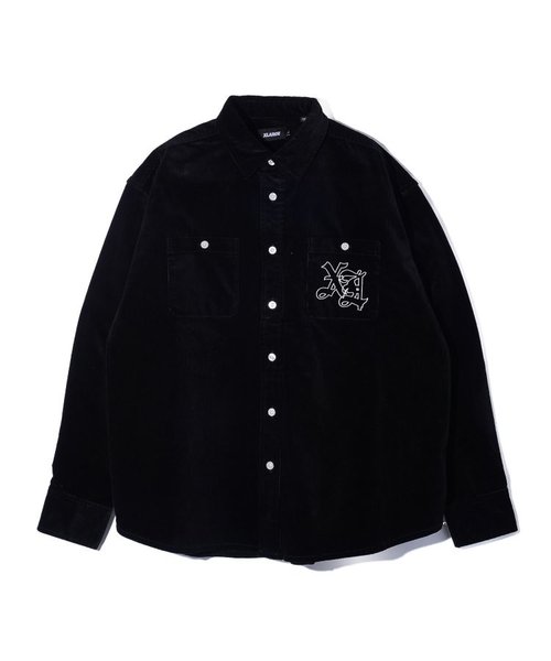 OLD ENGILISH LOGO CORDUROY SHIRT