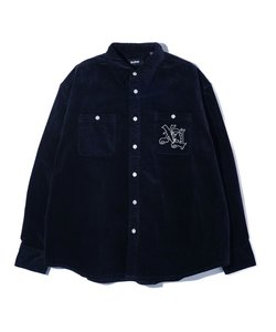 OLD ENGILISH LOGO CORDUROY SHIRT