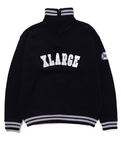 ARCH LOGO HALF ZIP PULLOVER KNIT