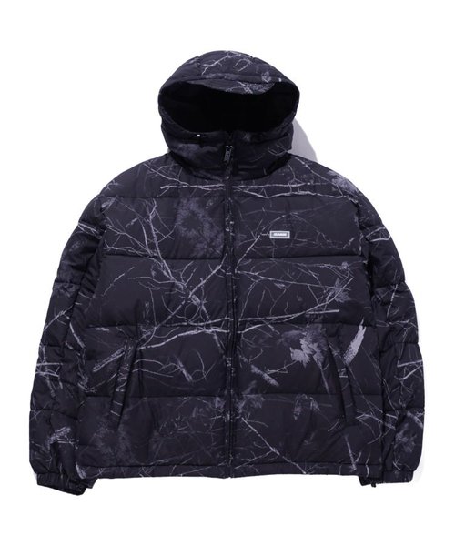 RIPSTOP HOODED DOWN JACKET