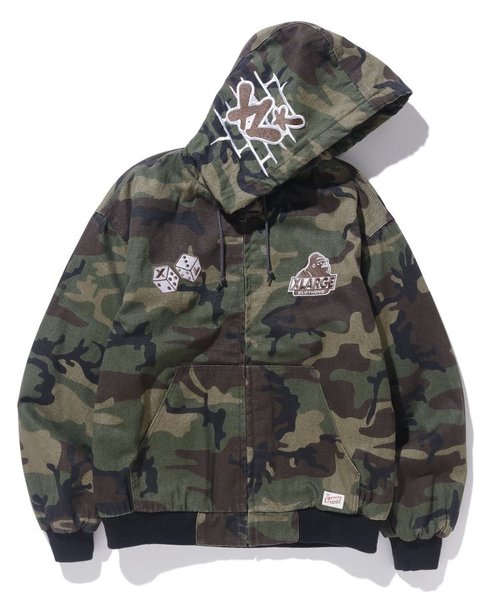 DICE HOODED WORK JACKET