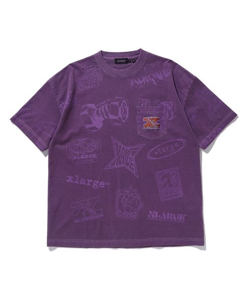 ALLOVER PRINTED S/S POCKET TEE