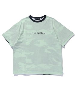 FADED CAMO RINGER S/S TEE