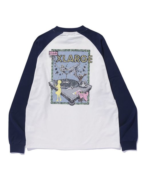 XLARGE CLUB RAGLAN L/S TEE