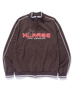 EMBROIDERED LOGO PIPING TRACK JACKET