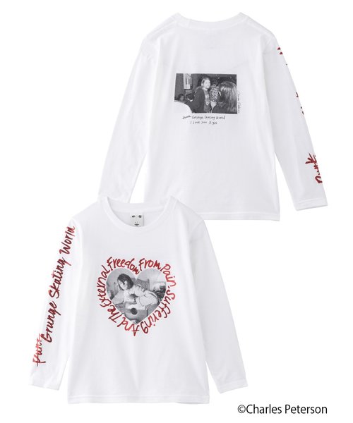 X-girl × Charles Peterson HEART L/S TEE | X-girl（エックスガール