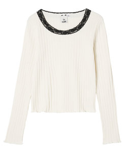 LACE_L/S_TOP_X-girl