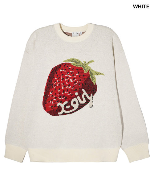 STRAWBERRY_KNIT_TOP_X-girl | X-girl（エックスガール）の通販 - &mall