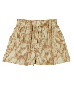 MARBLE PRINT SHORT PANTS