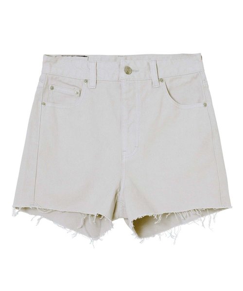 TWILL RAW HEM SHORT PANTS