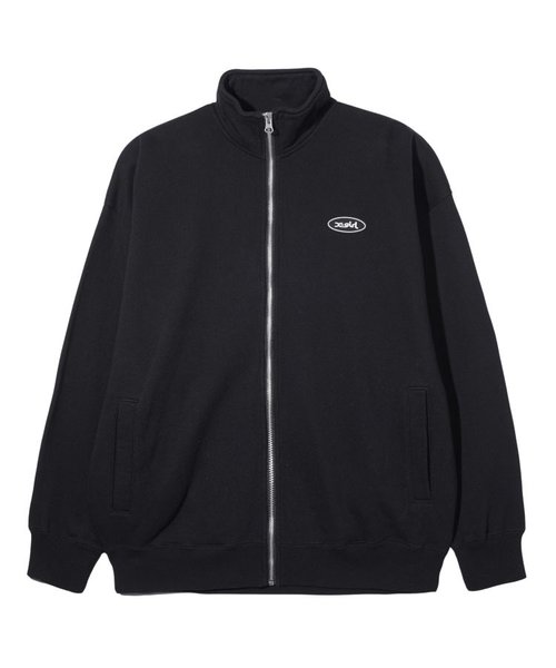 OVAL LOGO ZIP UP SWEAT TOP