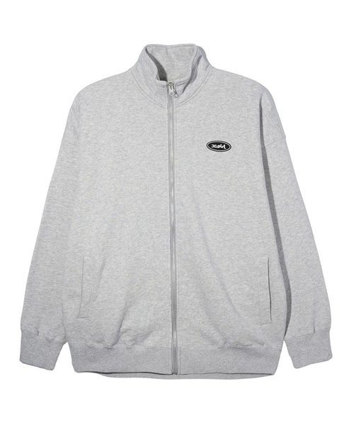 OVAL LOGO ZIP UP SWEAT TOP