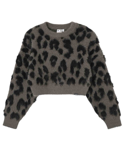 LEOPARD CROPPED KNIT TOP | X-girl（エックスガール）の通販 - &mall