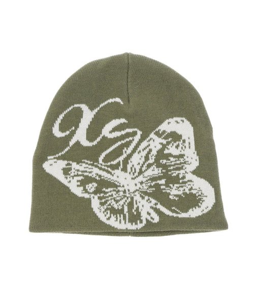 BUTTERFLY JACQUARD BEANIE