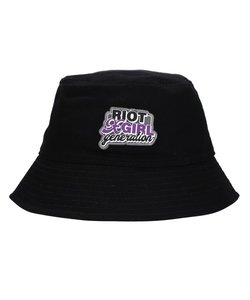 DOUBLE LOGO BUCKET HAT