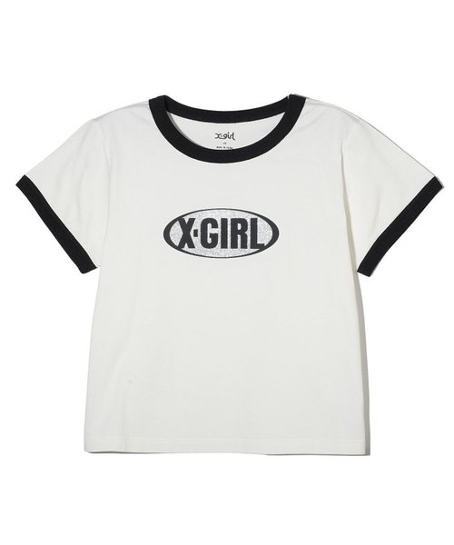 GLITTER OVAL LOGO S/S BABY TEE