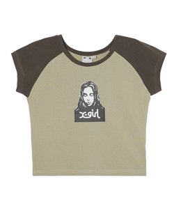 FACE RAGLAN BABY TEE