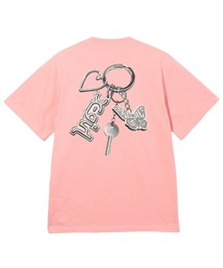 X-girl MOTIF KEYCHARM S/S TEE