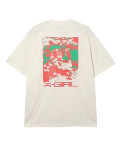 FAINT PRINTED S/S TEE DRESS