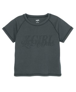 CHROME EFFECT LOGO RAGLAN S/S BABY TEE