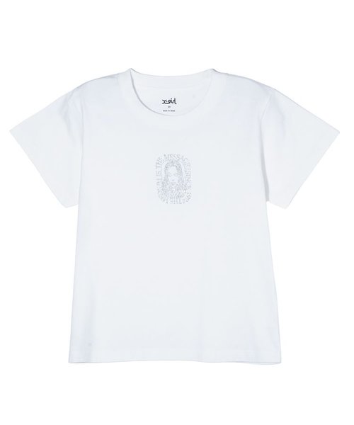 FACE ROUNDED SQUARE S/S BABY TEE