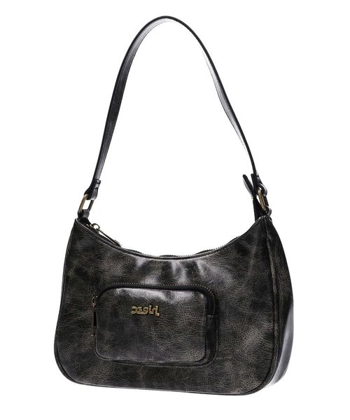 FAUX LEATHER HAND BAG