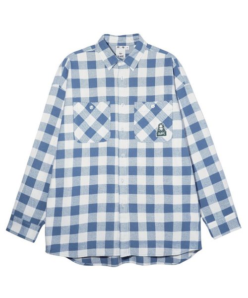 FACE PLAID L/S SHIRT