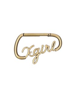 SCRIPT LOGO CARABINER