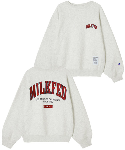 MILKFED.ⅹCHAMPION_SWEAT_TOP | MILKFED.（ミルクフェド）の通販 - &mall