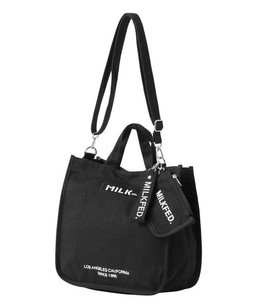 EMBROIDERED BAR SHOULDER BAG W/STRAP | MILKFED.（ミルクフェド）の ...