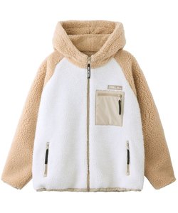 BOA ZIP UP BICOLOR HOODED JACKET