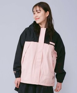 BACK LOGO BICOLOR MOUNTAIN PARKA