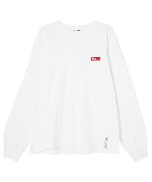 EMBROIDERED BAR L/S TEE