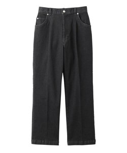 TUCK DENIM PANTS