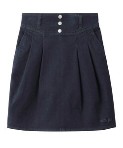 DENIM COCOON SKIRT