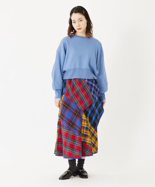 PLAID PATCHWORK SKIRT | MILKFED.（ミルクフェド）の通販 - &mall