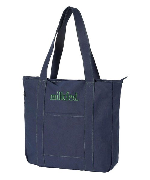 CONTRAST STITCH TOTE BAG