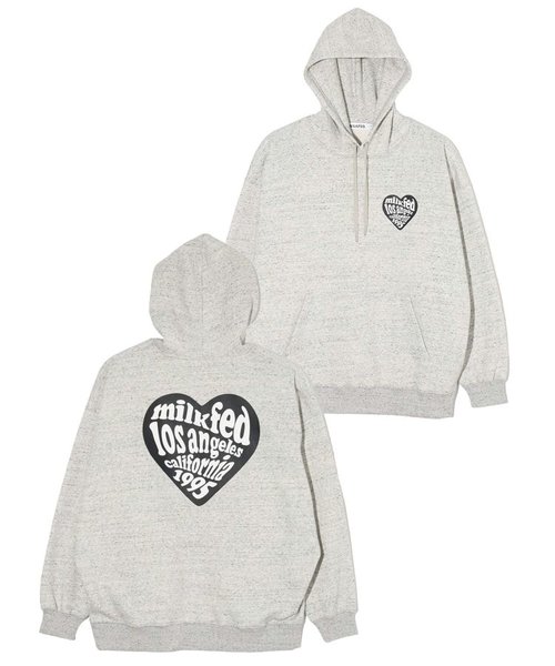 LOGO IN HEART SWEAT HOODIE